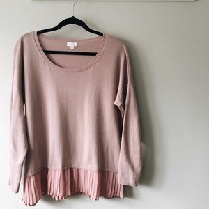 Charming Charlie Blush Pink Sweater